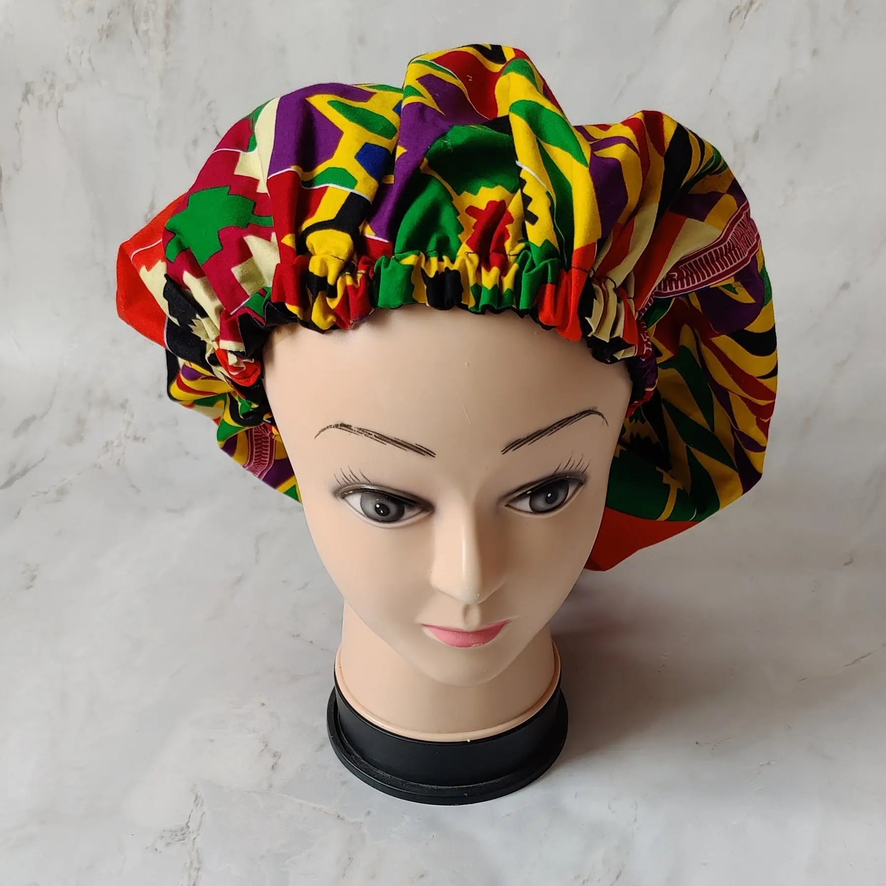 African Hair Bonnet Protects And Hydrated Hair HELGA STYLES